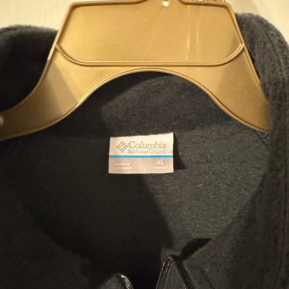 Columbia Youth Dark Grey/Black Zip Up Sweater Sz XL - Picture 5 of 6